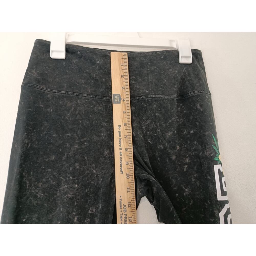 Victoria's Secret/Pink Floral Tie Dye High Waist Leggings Black Size L NWOT - Picture 8 of 15